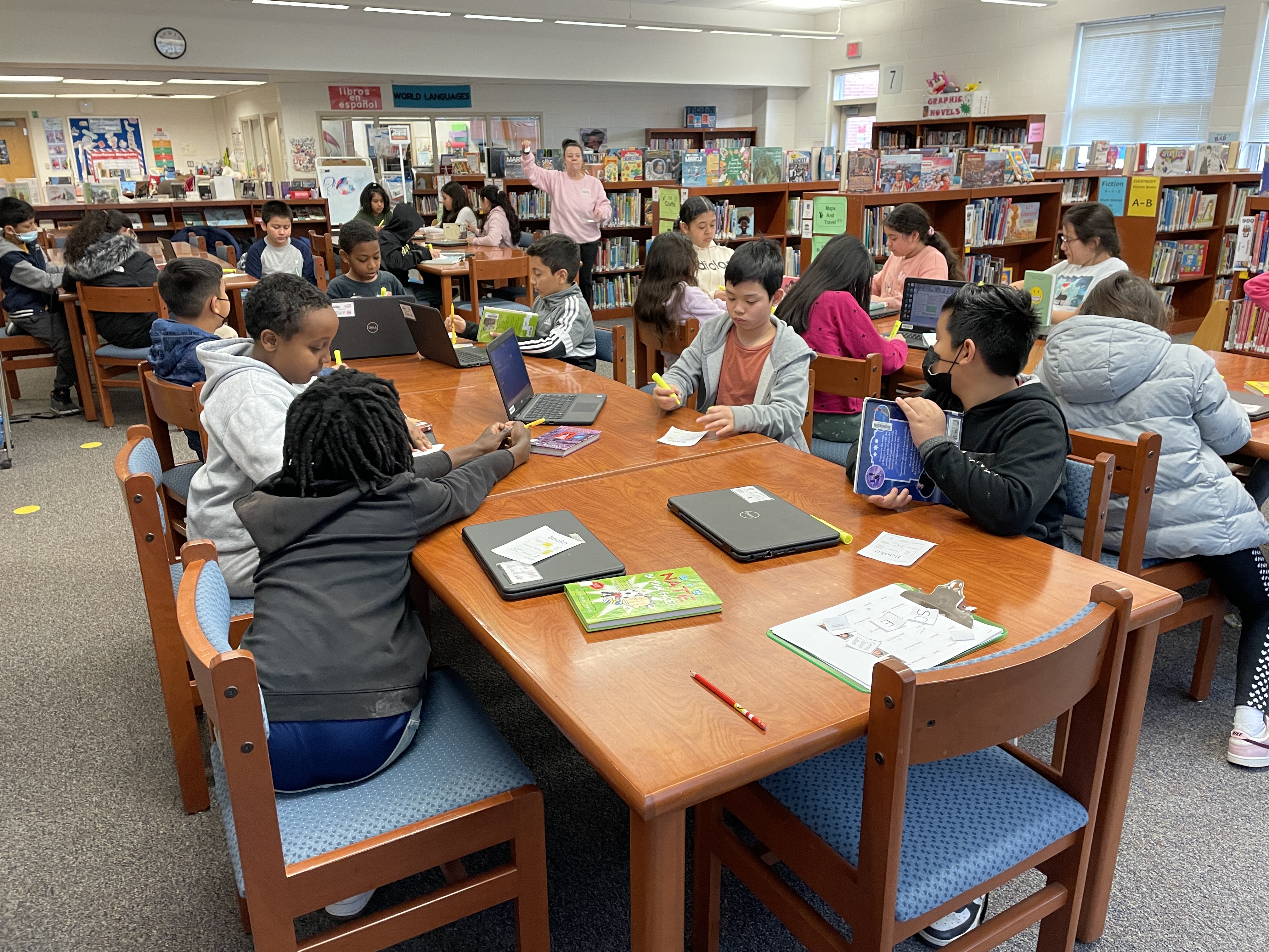 Students explore library science through book-o