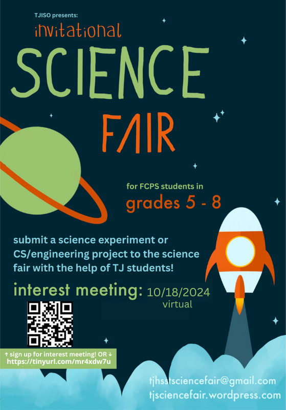 science fair info flier