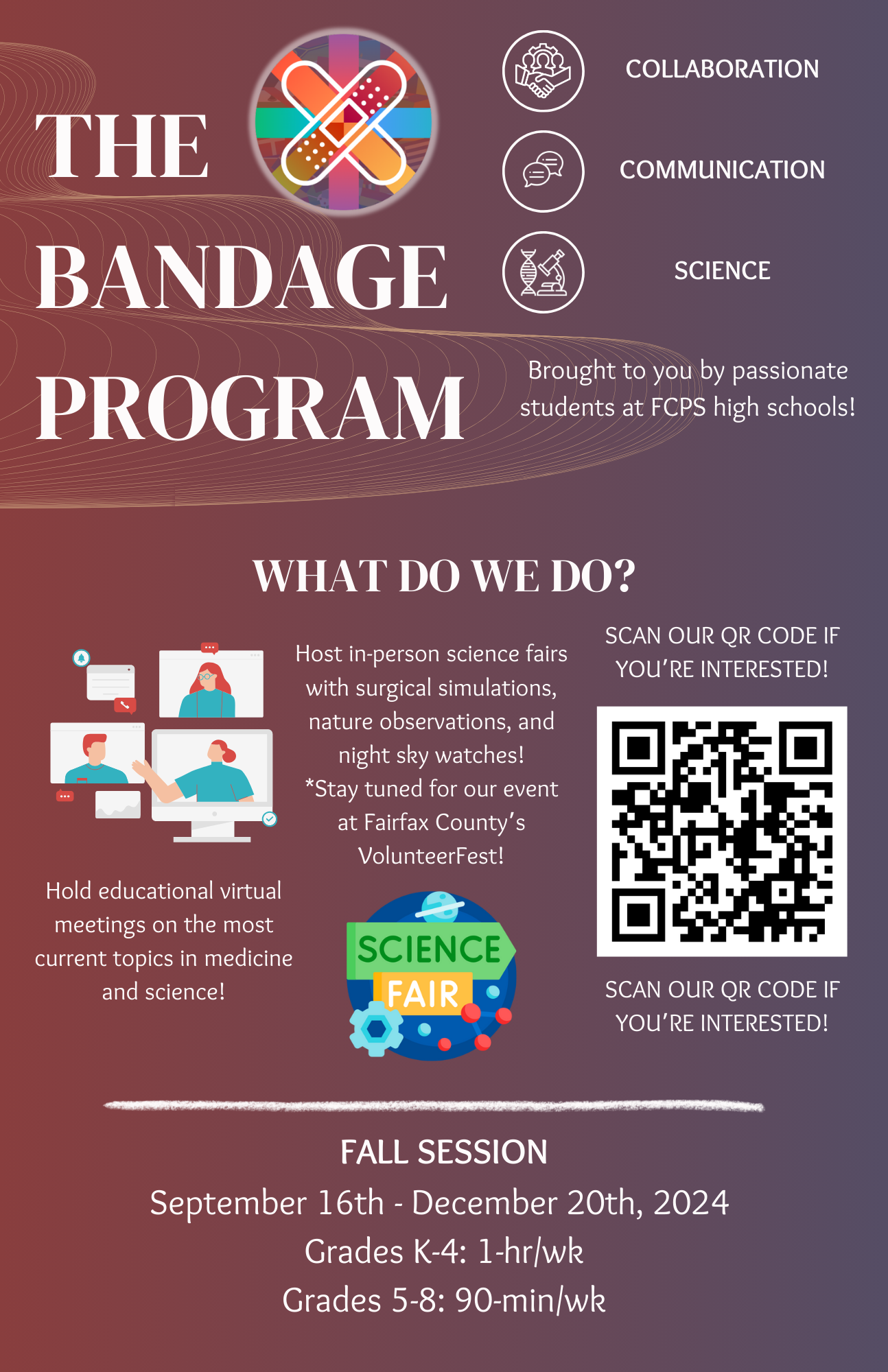 Bandage Program flier