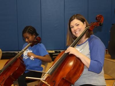 A teacher joins the Strings!