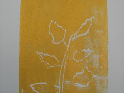 Golden leaf imprint